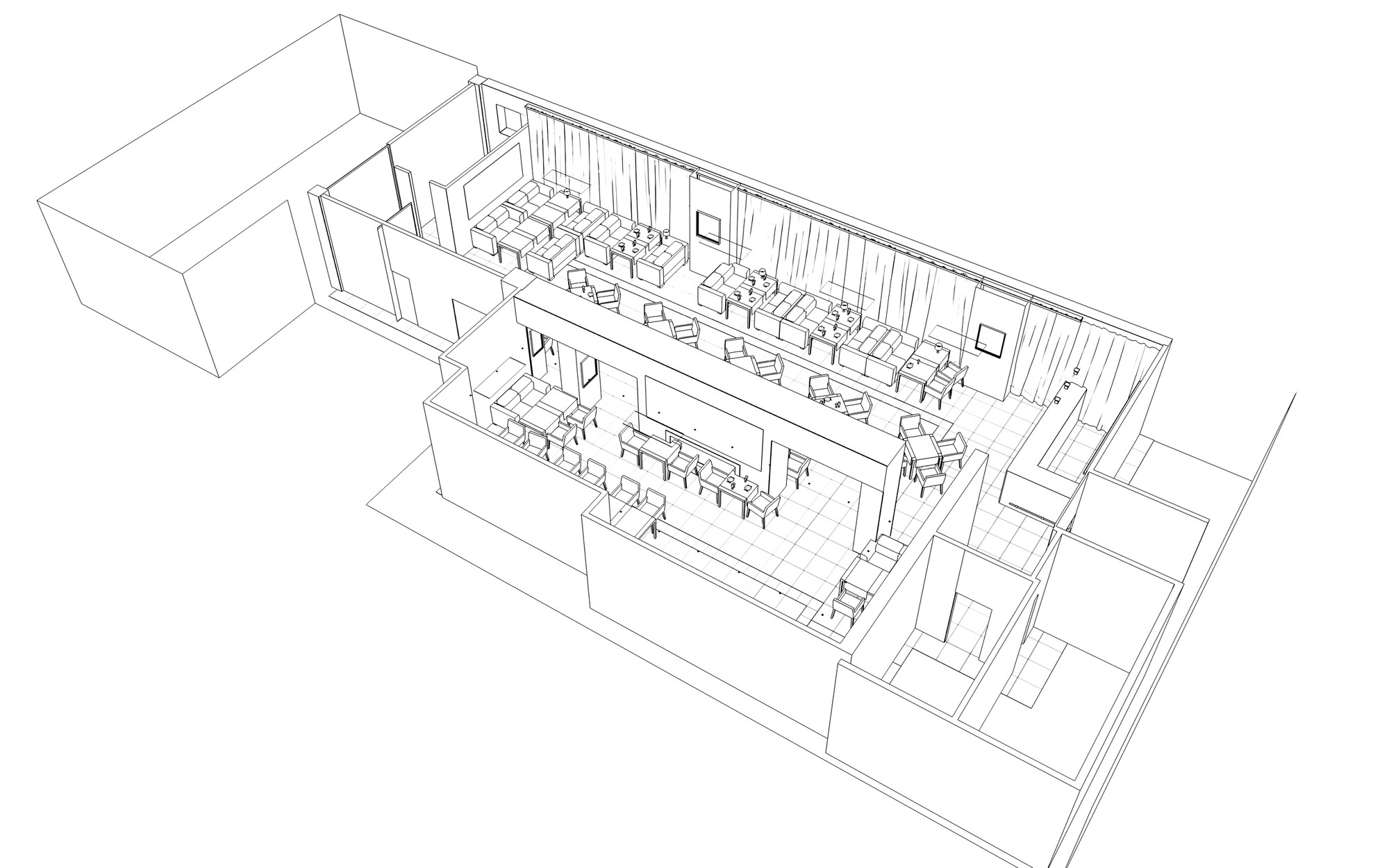 kitchen layout planning sketch